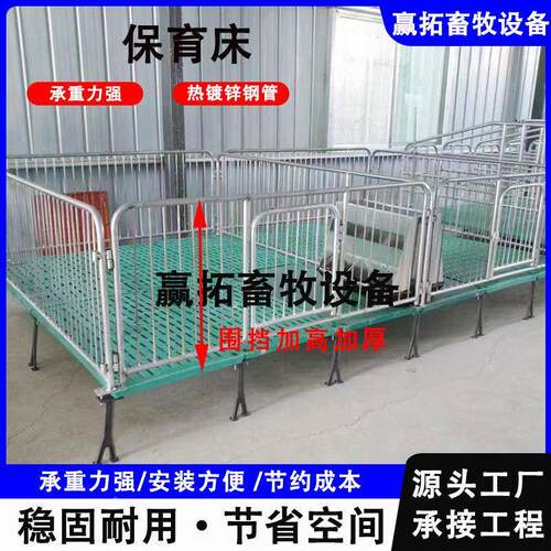 家现货保育床猪场小加猪保育全复挡合板厚保育厂床热LOZ镀锌板产