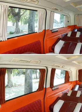 风风行菱899智VM3M5汽车窗帘鹿31皮绒内饰改装遮阳东帘帘6