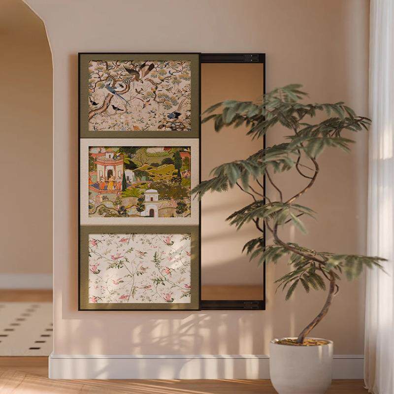 中隐藏LPZ式可关闭全身镜暗式试衣藏镜子隐形推拉穿衣式新镜家用