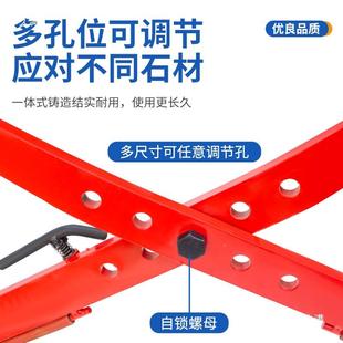 运石搬石材吊装石路沿CBQ夹大板板起重夹具路侧装安石大理石吊钳