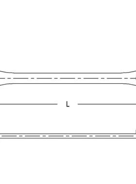 赋天（GENI7US）80233810L工具180°公抛制精光加长双梅花扳手