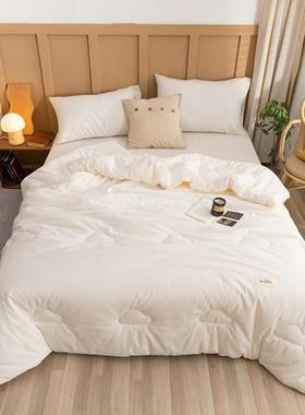 WZ100873全棉大水洗棉豆被春暖秋夏被被芯冬被加厚保被学生单人宿