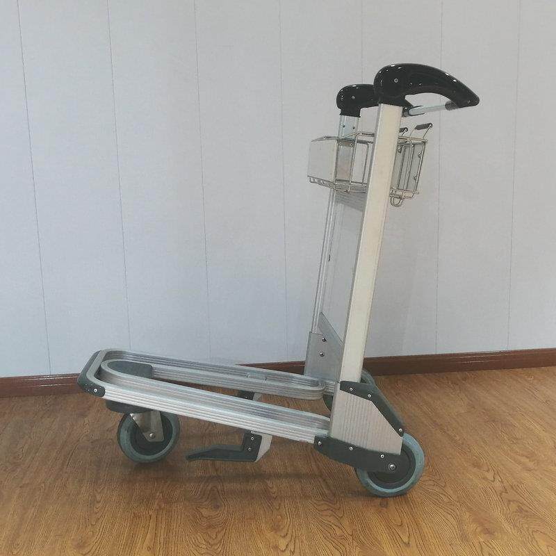 机场行李手推车三轮机JS-TAT01车场铝合金场行李手机推车