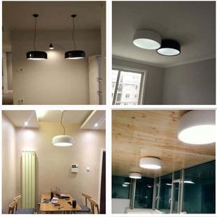 现代简约透光板黑灯吊酒店书餐厅灯商场超市吧台时尚 KMQ071卧室房