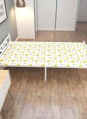 折叠板床户型单人家租38422用床铺出屋公寓午睡简易折叠硬床铁艺