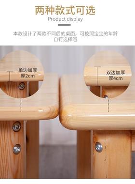 6R厂家直销桌儿子椅子宝套装学习F77SH595实木童桌椅定制儿橡木童