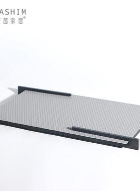 现代样板房家居酒装店饰工艺品创意圆托形皮DT200876革收客纳盘厅