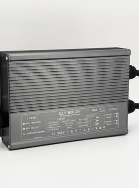 24V600W防水电源100-240V0全压高PFXVXC0.956户外水电源36V48防V0