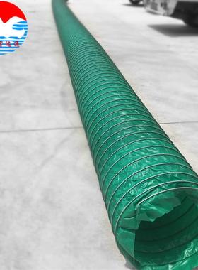 通管道软连耐接高温圆形玻璃风纤维布夹铁型排抽业油工烟灰色999