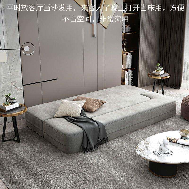 沙发床一体用折叠单客厅YHU家两用功能小户型双人沙发床垫子多网
