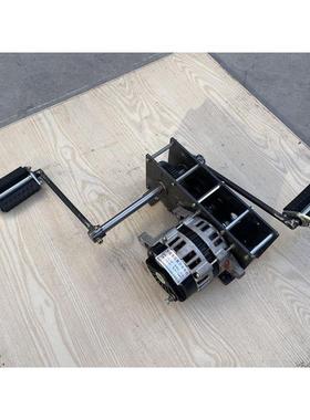 脚踏发电机12V24V瓦200W220v8摇00手交流永磁SSV无刷0直流电充电