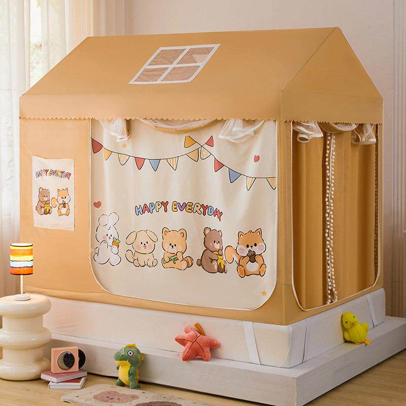 CB#2F4305新款坐床全底拉光链加高遮三2开门双1单人.5m1.8m床家用