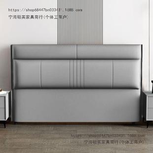 科技布床软红包地靠落背板床头头靠CBA背垫网2025新款 床头背板厂