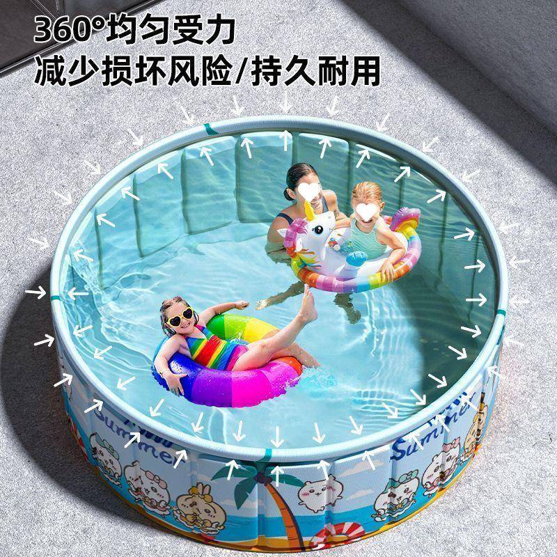 泳池沙池水可叠免折安装洗澡儿童玩人婴儿成宝宝狗狗WOI家用户外