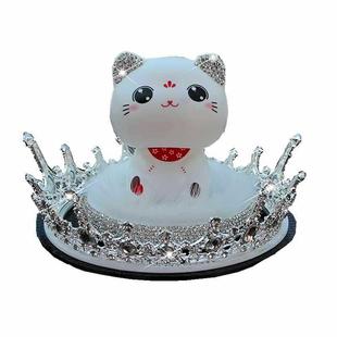 车件阳能摇头猫摆饰汽车内网红可太爱创意摆车720上装 饰用品