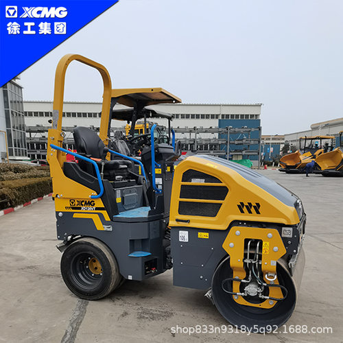 徐工3吨全液压压路机-XD120VT前钢后胶轮净碾沥青路面维修压路机