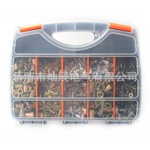 不锈钢拉铆螺母1200PCS铆螺母套装 拉帽平头柱纹铆螺母拉母M3-M12