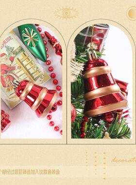 圣诞88彩AQW绘christ饰ma镀电s异形圣诞树圣诞节挂装饰品圣诞球套