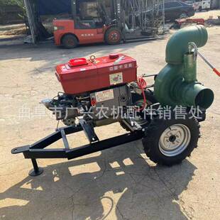 大8寸柴压井离心工程清淤油排清水泵农田抗旱泵灌溉抽水机6CJD污8