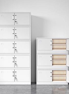 分体五节文件柜铁皮柜多资柜带锁财层务证柜凭档KJN案办公室储物