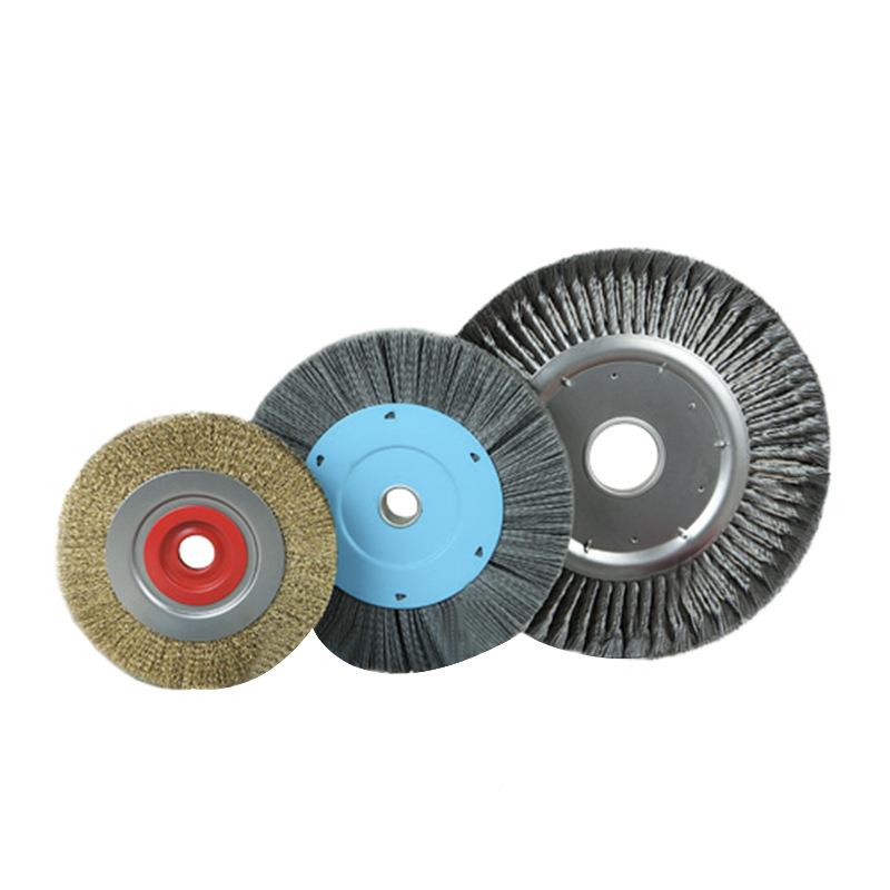 机磨EIQ用刺平型刷平行除锈抛光轮打磨毛刷圆形抛去光打轮
