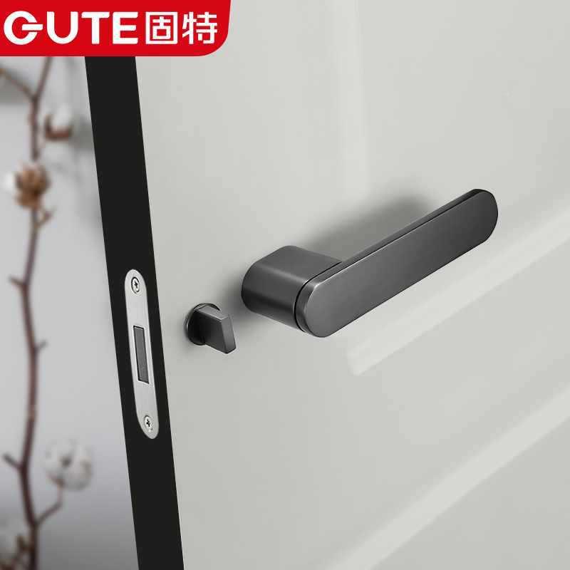 极简生态门音锁室TSR卧室房门现代简约木内锁门静磁吸锁具门把手