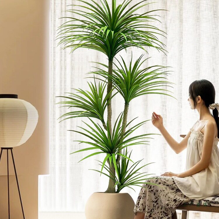 龙血树仿真绿植龙须树龙铁树客厅装饰室内大型假植物盆栽落地摆件