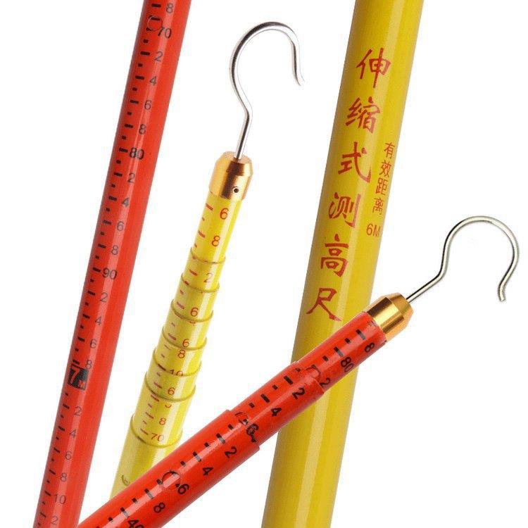 电力施工伸缩式距32597杆绝缘水位测测测距杆电高力高压高测尺