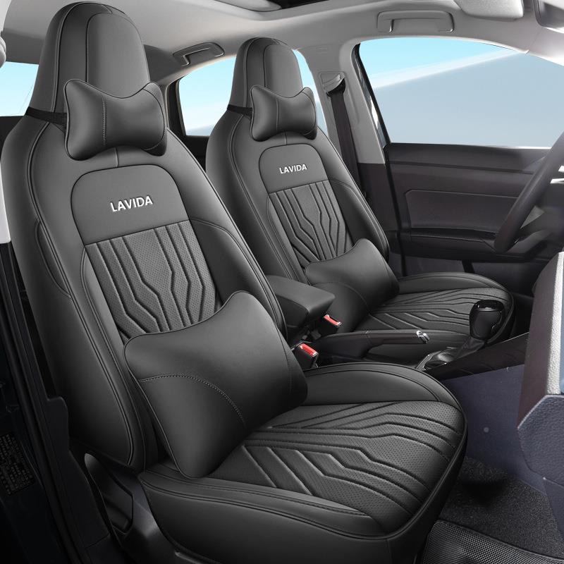 大QEC众朗逸四新锐XR用汽车座套季通用皮全包围坐垫透气革座椅专