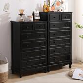 D斗柜实子木美靠简约收纳储物墙58806小柜卧室客式 厅抽屉边柜置