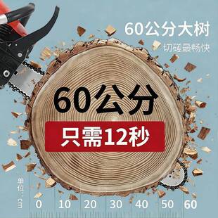 金尚专业油锯二冲程伐5木锯汽锯大功率8cc链LLB锯小型电锯油锯家