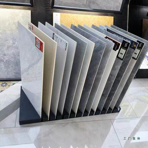 瓷品砖斜插式展示架样UGZ纹砖墙砖大理石木色板架石材插架木地板