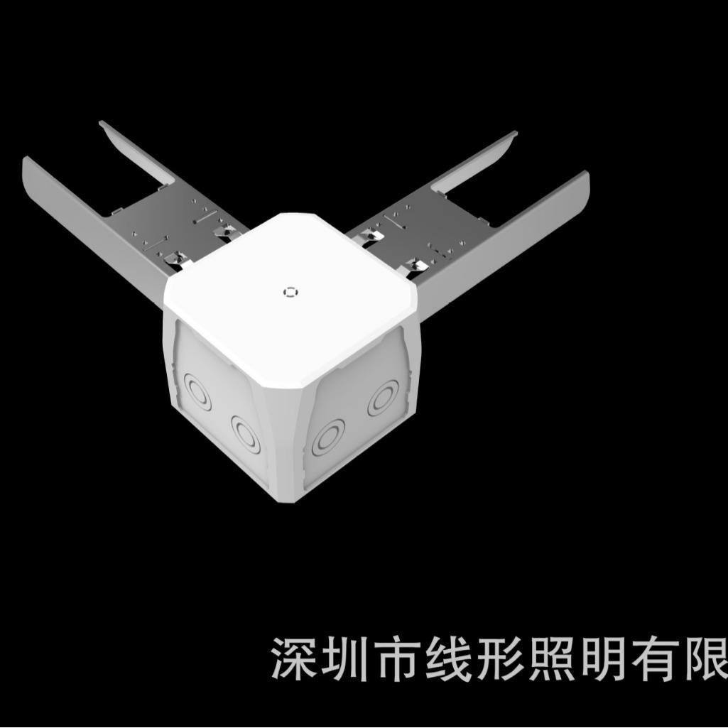68IFV*7线0无暗区转接头透镜轨道条灯圣无缝拼接诞灯饰灯条