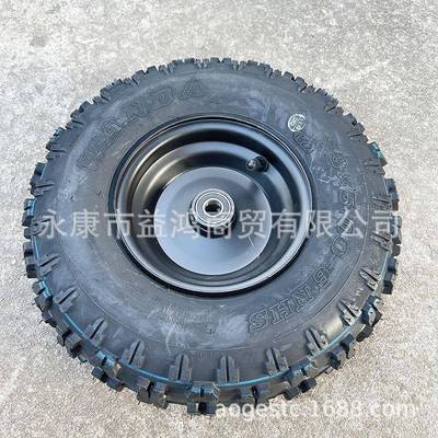 改装3电动单座卡丁EKK车配件四1X5.00-6轮寸蝴蝶越野轮胎真空铁轮