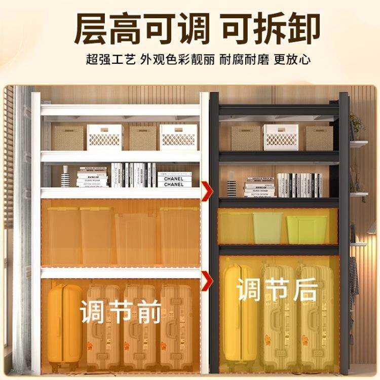 家物置物架下客空式行李箱上方收纳架落地多用层洗手KBT间厅阳台