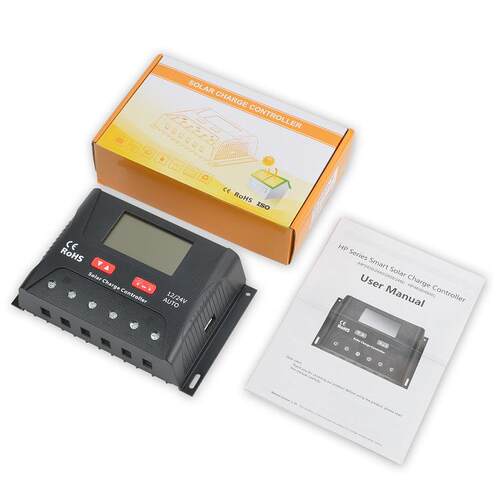 能太太阳发电光统伏控制器阳能控制器V12V/24V-VA自动识别系控制