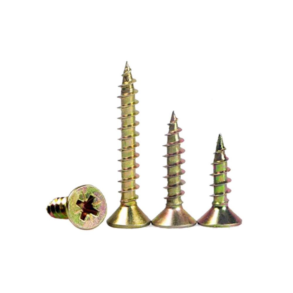 高强锌度纤维自板钉攻丝直彩螺丝高强度BOF单线钉加硬厂家供