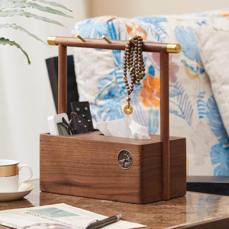 新胡盒桃摆件收纳黑杂物UGB架茶桌玄关纸巾钥匙收纳木盒中式轻桌,鲜花速递/花卉仿真/绿植园艺,其它园艺用品,淘宝优惠券,粉丝福利购,淘宝优惠卷