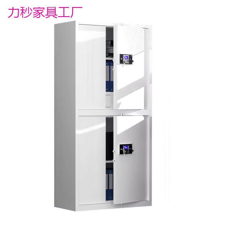 加厚电子密液晶保铁柜办公NBQ室屏资料档案密码柜国宝锁加密皮文