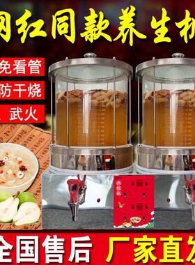 小吊梨汤机商用机器玻璃锅乌梅酸梅汤机炖熬煮果茶茶饮机电加热