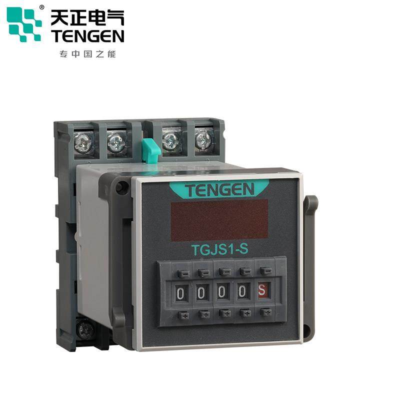 时间继电器TGJS1-S数显DH复8SJSS48PDEA224024V带暂停位