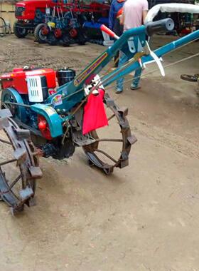 小型8马201606力手扶拖活拉机小水田轮水旱两用手型扶拖拉机10灵1