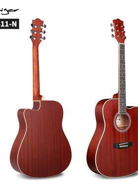 工厂他初学41寸吉他者G新A-411沙比利合板吉GA-411他入门手琴gu吉