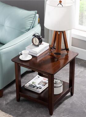 桌几众之亿简约沙发边几柜小子WNH客厅角几实木小茶方几美式家用