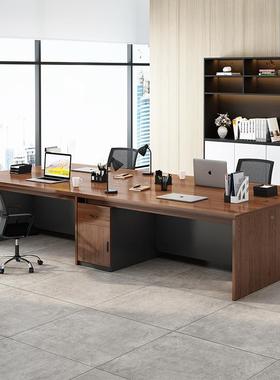 职员书办公桌合椅组办公室桌子员位简DNZ03290约现代老板桌家用桌