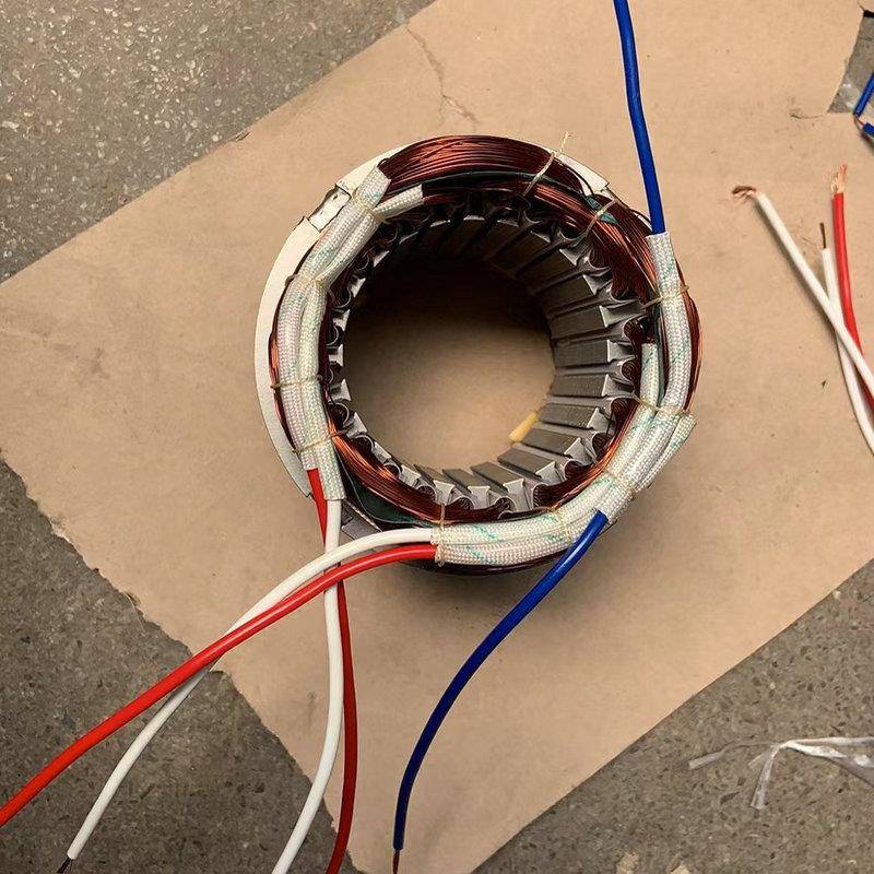 风厂家永磁铁芯电机机用定转子铁芯定子铁芯代线圈加绕工