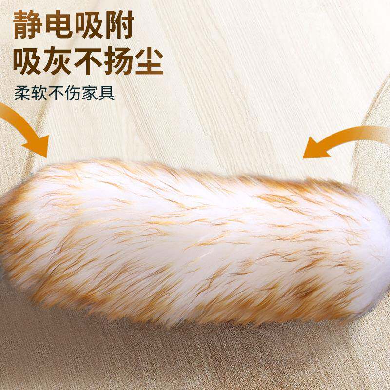 羊毛静UHW电除尘毛卫掸子打扫灰天尘家用清理生鸡花板大扫除伸缩