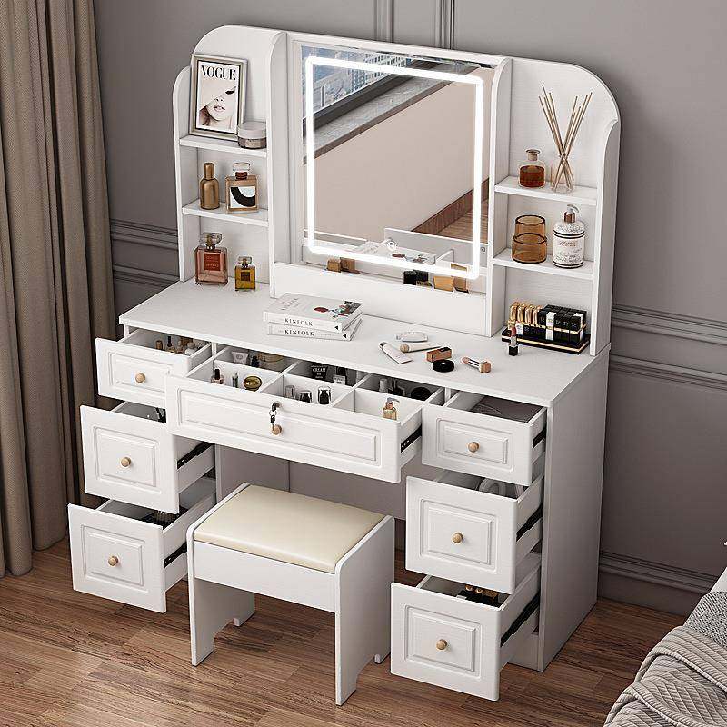 实木梳妆台卧室轻简约现代化小型大容量储物柜妆妆桌奢触摸实木圆,住宅家具,梳妆台/桌,淘宝优惠券,粉丝福利购,淘宝优惠卷