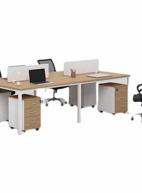 员桌工办公桌TB-60519屏风简单组合职2/4/6员人办公屏风工位桌卡