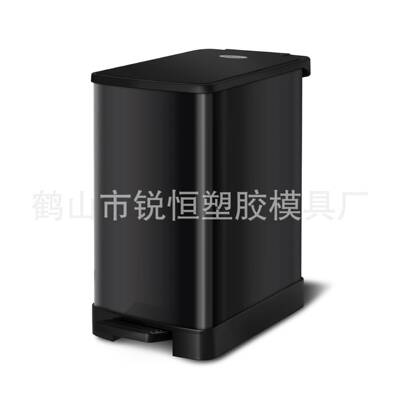GAO家用方形踏垃圾桶不锈钢K带盖厨房大号卫生间7758/脚3778/7777